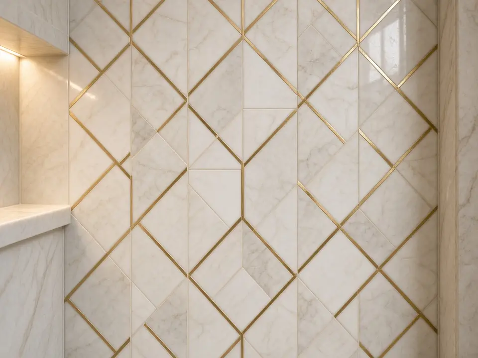 Lotus Carving – 3d wall Ceramic tile